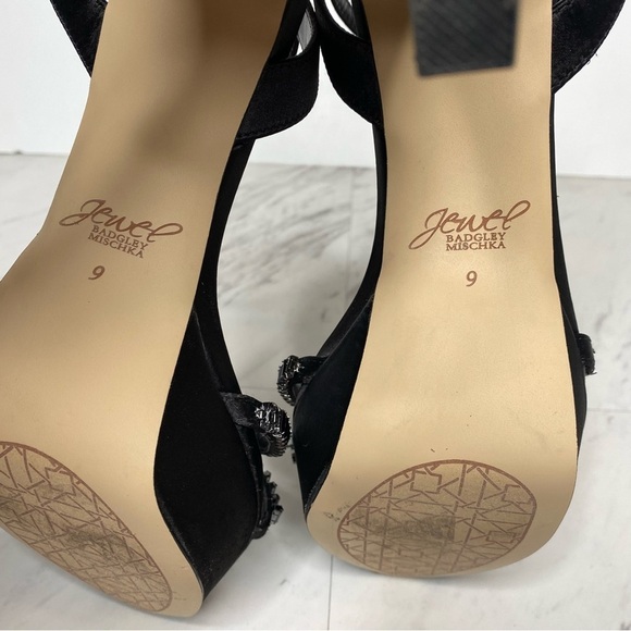Badgley Mischka Jewel Gallant Platform Heeled Sandal 9 - Picture 11 of 14